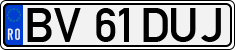 License plate of Romania, Regular plates