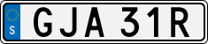 License plate of Sweden, Regular plates