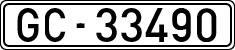 License plates of Spain, 1900 year series