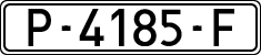 License plates of Spain, 1971 year series