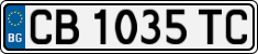 License plate of Bulgaria, Cars