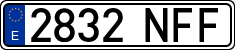 License plates of Spain, Ordinary (2000)