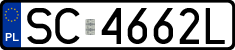 License plates of Poland, Regular car plates