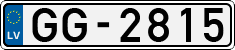 License plate of Latvia, Regular car plates