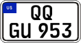 Federal license plates, US Army in Germany