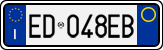License plate of Italy, Cars (1994 year series)