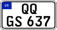 Federal license plates, US Army in Germany