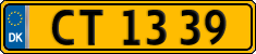 License plate of Denmark, Commercial vehicles