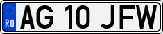 License plate of Romania, Regular plates