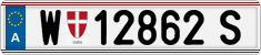 License plate of Austria, Regular plates