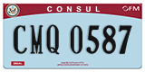 Federal license plates, Diplomatic