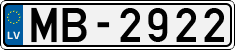 License plate of Latvia, Regular car plates