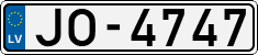 License plate of Latvia, Regular car plates