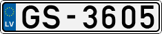 License plate of Latvia, Regular car plates