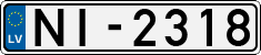 License plate of Latvia, Regular car plates