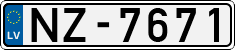 License plate of Latvia, Regular car plates