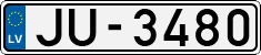 License plate of Latvia, Regular car plates