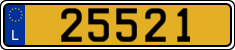 License plate of Luxembourg, Vanity Plates
