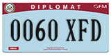 Federal license plates, Diplomatic (United Nations)