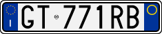License plate of Italy, Cars (1994 year series)