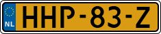 License plate of the Netherlands, Cars