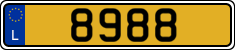 License plate of Luxembourg, Vanity Plates