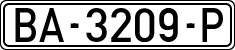 License plates of Spain, 1971 year series