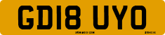 License plate of the United Kingdom, 2001 year system