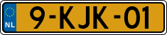License plate of the Netherlands, Cars