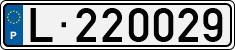 License plate of Portugal, Trailers