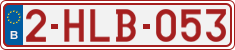 License plate of Belgium, Regular plates (2010)