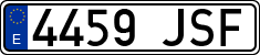 License plates of Spain, Ordinary (2000)