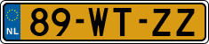 License plate of the Netherlands, Trailers