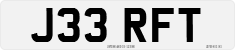 License plate of the United Kingdom, 1983 year system