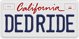 California, Vanity Plates