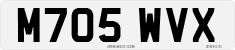 License plate of the United Kingdom, 1983 year system