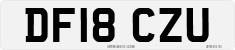 License plate of the United Kingdom, 2001 year system