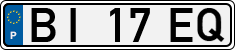 License plate of Portugal, Regular plates