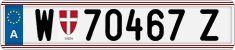License plate of Austria, Regular plates