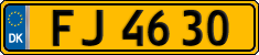 License plate of Denmark, Commercial vehicles