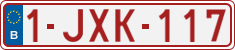 License plate of Belgium, Regular plates (2010)