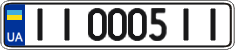 License plate Ukraine, Regular plates (2004)