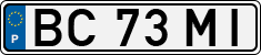 License plate of Portugal, Regular plates