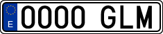 License plates of Spain, Ordinary (2000)