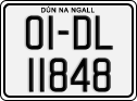 License plate of Ireland, Regular plates
