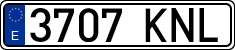 License plates of Spain, Ordinary (2000)