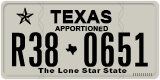 Texas, Apportioned vehicles (2012) (A12-3456)