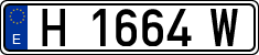 H 1664 W