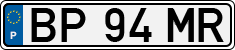 License plate of Portugal, Regular plates