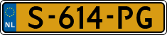 License plate of the Netherlands, Cars